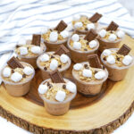smores pudding shots